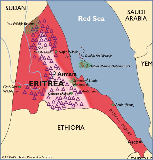 This map is only intended as a guide and is not exact. The map must always be used in conjunction with the malaria advice text. Map downloaded from http://www.fitfortravel.nhs.uk on 23 June 2017.