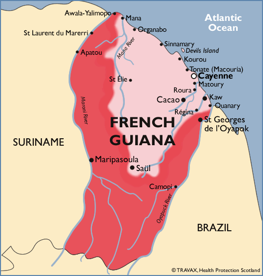 This map is only intended as a guide and is not exact. The map must always be used in conjunction with the malaria advice text. Map downloaded from http://www.fitfortravel.nhs.uk on 01 October 2015.