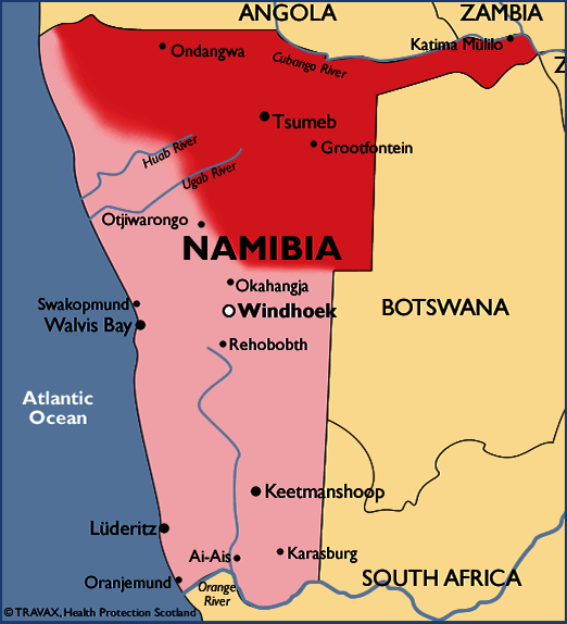 This map is only intended as a guide and is not exact. The map must always be used in conjunction with the malaria advice text. Map downloaded from http://www.fitfortravel.nhs.uk on 08 May 2015.